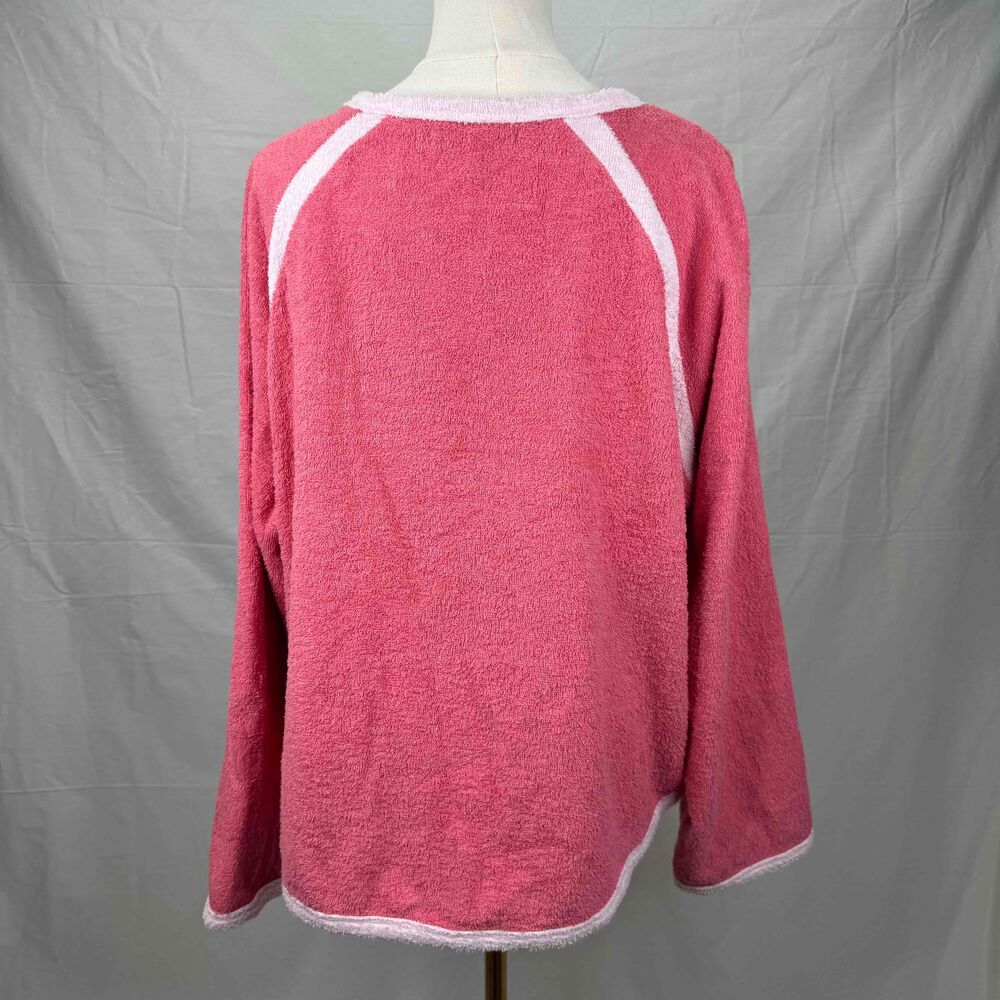 Pomander Place Pullover Terry Cloth Top Sweater Preppy Nautical Soft Tuckernuck - Picture 4 of 14
